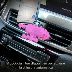 Gravity - Supporto auto per telefono con meccanismo a gravità