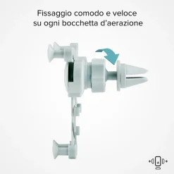 Gravity - Supporto auto per telefono con meccanismo a gravità