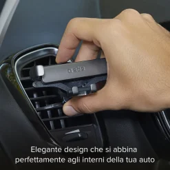 Gravity Pro - Supporto auto in metallo per telefono con meccanismo a gravità