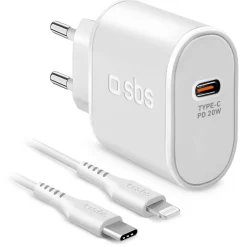 Kit caricatore da parete 20W Made for iPhone (MFi)