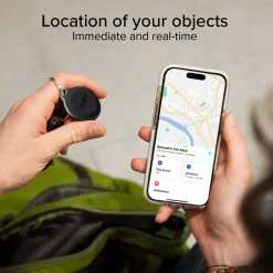 Localizzatore di oggetti water resistant compatibile con Apple Find My
