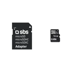 Micro SDHC 16 GB Classe 10 con adattatore