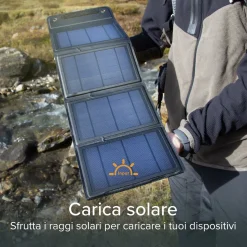 Pannello solare pieghevole da 10 Watt