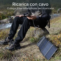 Pannello solare pieghevole da 10 Watt