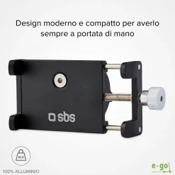 Porta cellulare fino a 6,7 pollici in alluminio per monopattino e bici