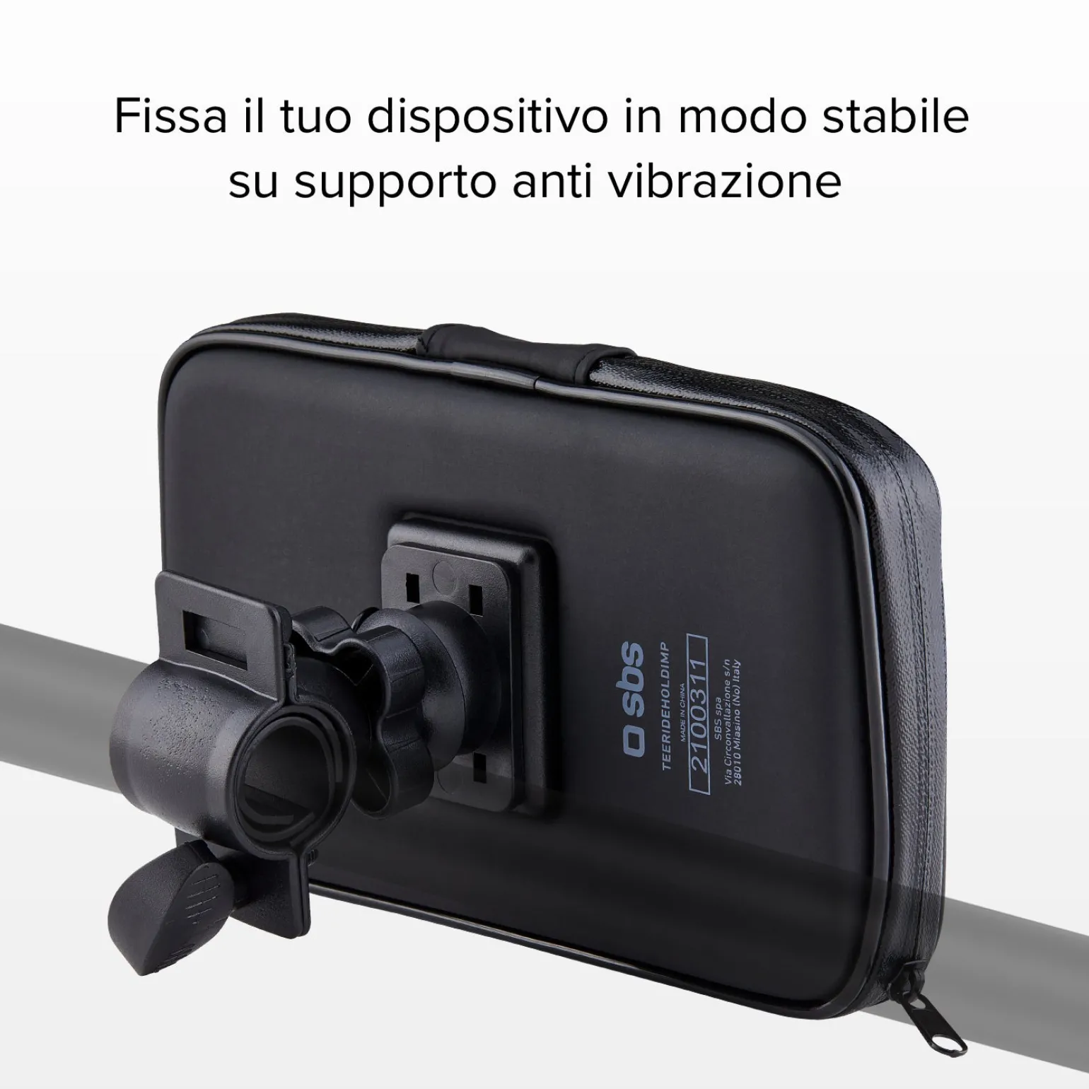 Porta cellulare fino a 6,7 pollici per monopattino, impermeabile, touch screen