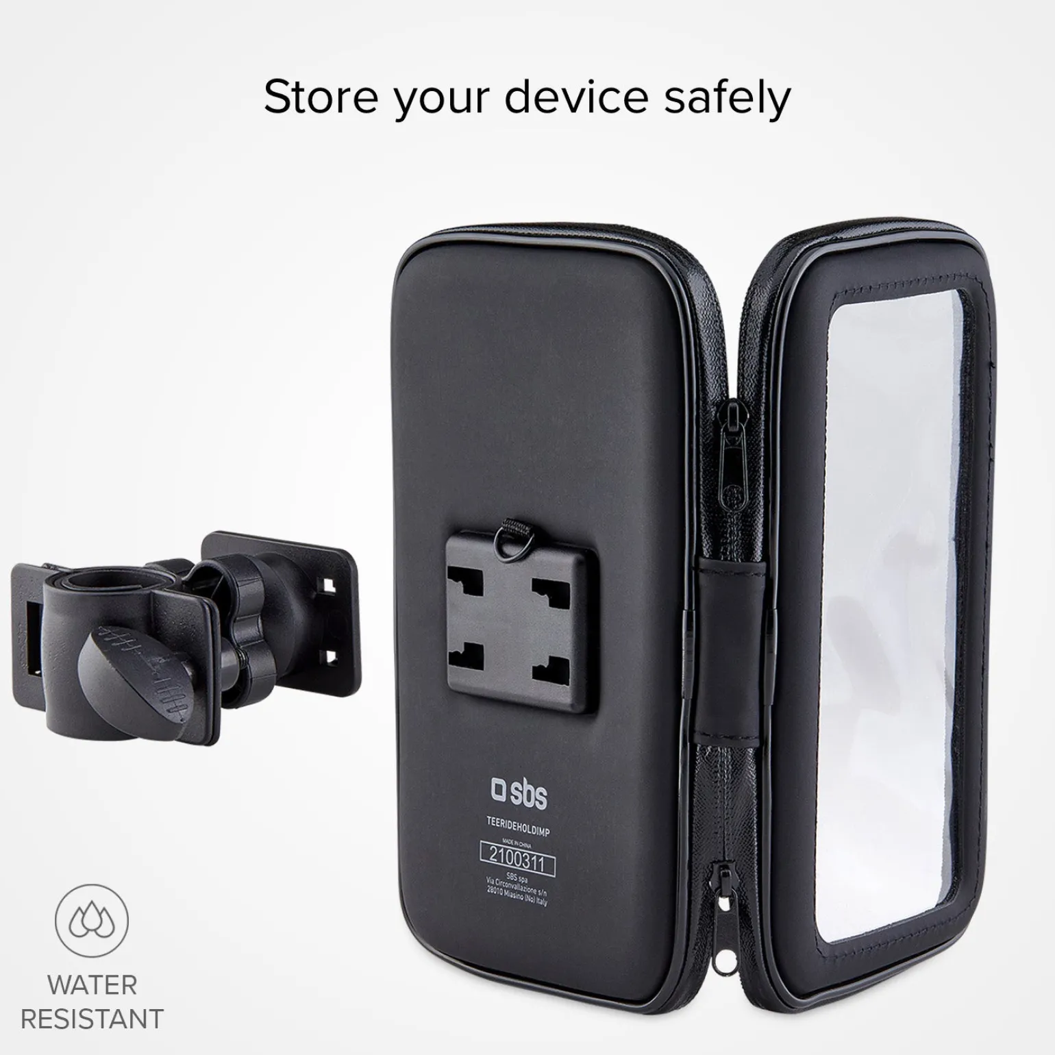 Porta cellulare fino a 6,7 pollici per monopattino, impermeabile, touch screen