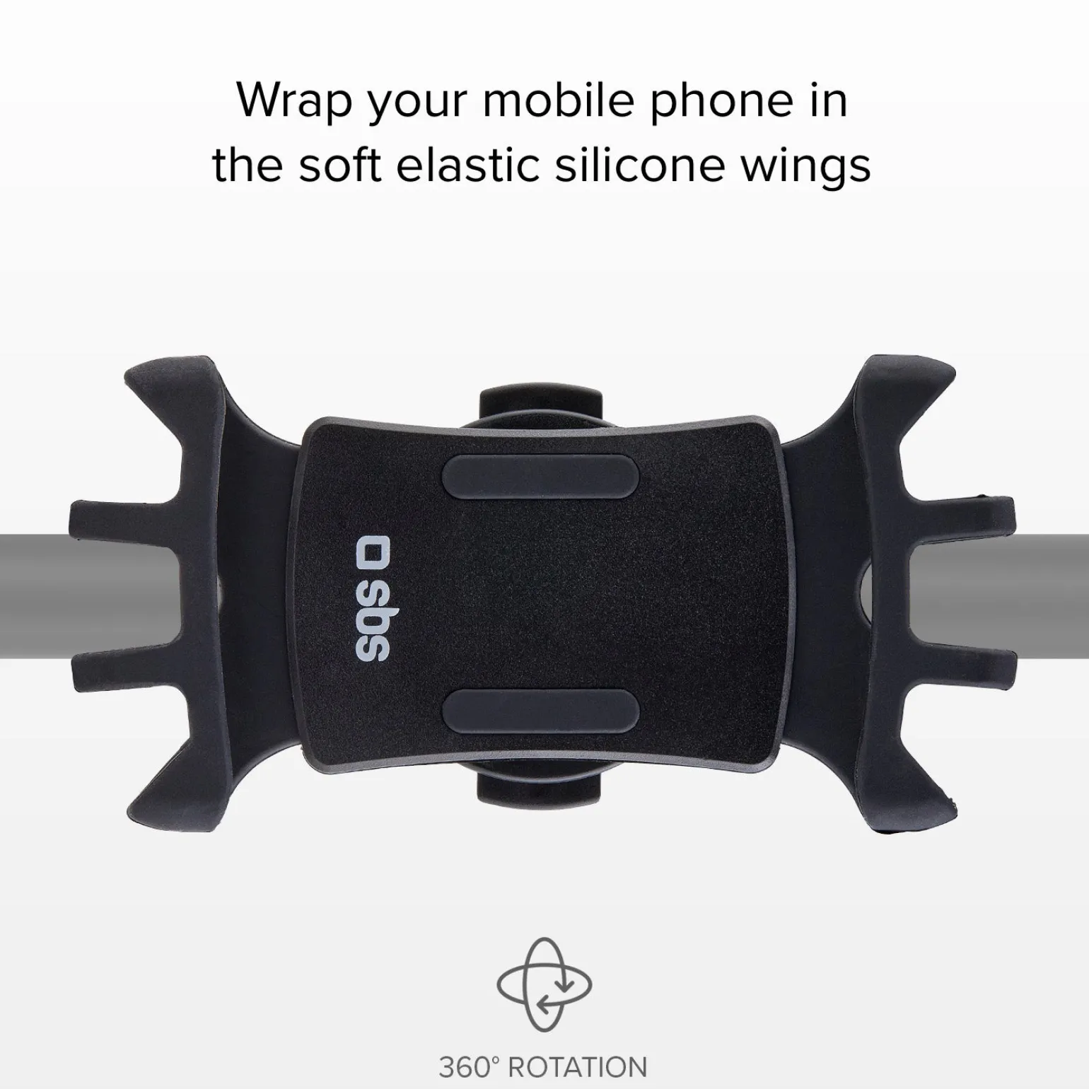 Porta cellulare fino a 6,5 pollici per monopattino e bici ruotabile a 360°