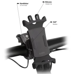 Porta cellulare fino a 6,5 pollici per monopattino e bici ruotabile a 360°