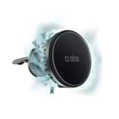 Portacellulare con ventola di raffreddamento e ricarica wireless 15W