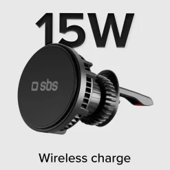 Portacellulare con ventola di raffreddamento e ricarica wireless 15W