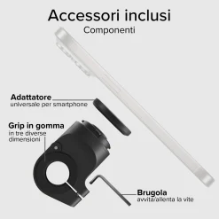 Portacellulare universale Lock Pro per bici e monopattini