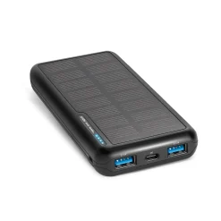 Power bank 10.000 mAh con pannello solare