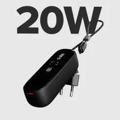 Powerbank Hybrid 5000mAh PD 20W con presa integrata
