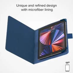 Smart Book Case - Custodia a libro con funzione stand per tablet 9" a 11"