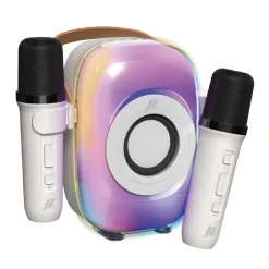 Speaker Karaoke wireless portatile con 2 microfoni