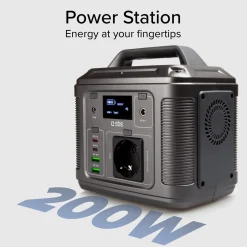 Stazione di ricarica portatile 50.000 mAh a 200 Watt di potenza