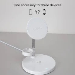 Stazione di ricarica wireless verticale 3 in 1