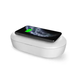 Sterilizzatore UV con Ozono e ricarica wireless da 10W