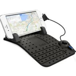 Supporto antiscivolo per smartphone con funzione di ricarica