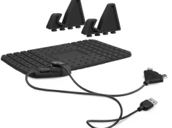 Supporto antiscivolo per smartphone con funzione di ricarica