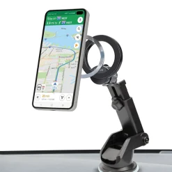 Supporto auto magnetico per cruscotto e parabrezza compatibile con MagSafe