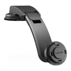 Supporto auto per parabrezza o cruscotto con sistema di bloccaggio LockPro