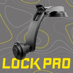 Supporto auto per parabrezza o cruscotto con sistema di bloccaggio LockPro