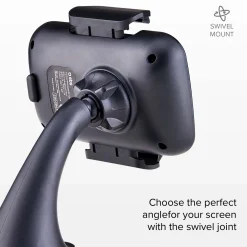 Supporto auto per telefono con ricarica rapida Wireless e ventosa