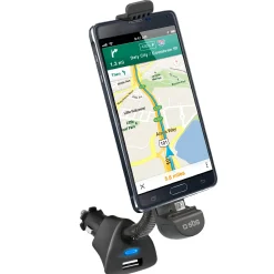 Supporto da auto micro USB per smartphone fino a 5,5"