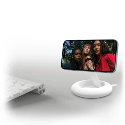 Supporto da tavolo con caricatore wireless integrato