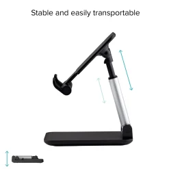 Supporto da tavolo pieghevole per smartphone e tablet