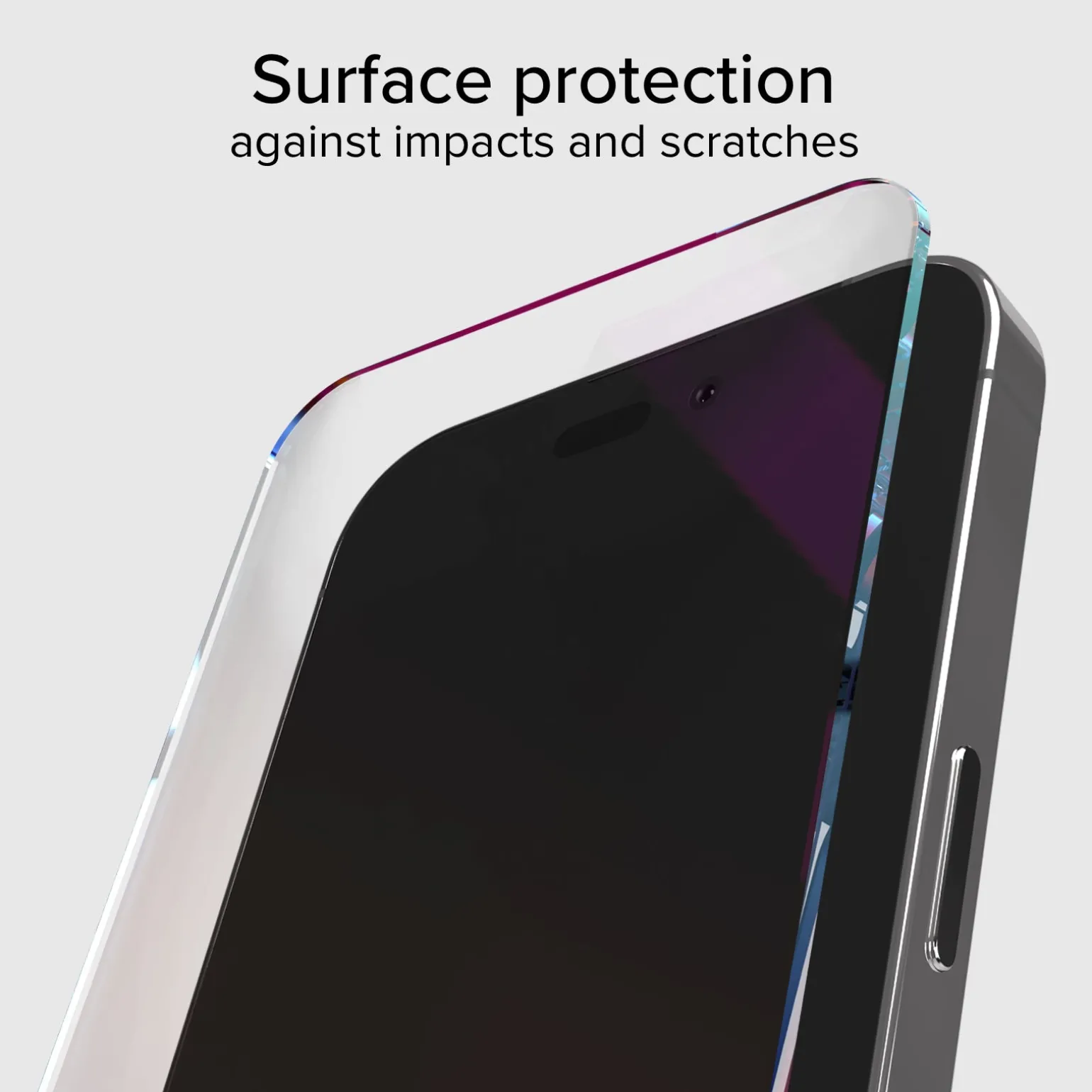 Vetrino eco-sostenibile in materiali riciclati per iPhone 15 Pro Max