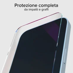 Vetrino eco-sostenibile in materiali riciclati per iPhone 15