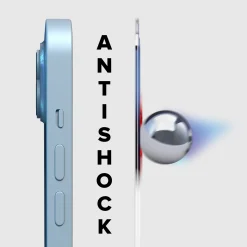 Vetrino eco-sostenibile in materiali riciclati per iPhone 15