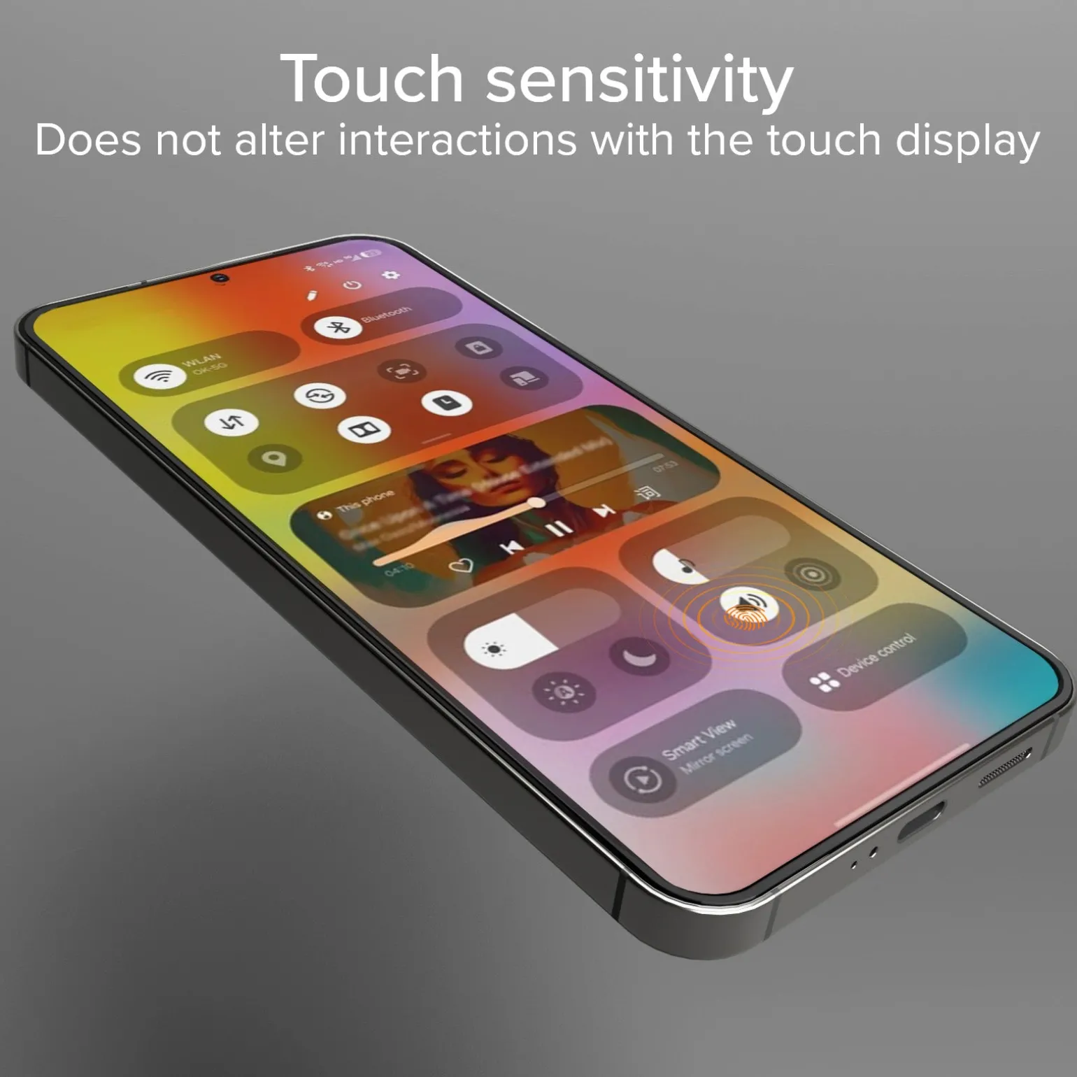 Vetrino ultraresistente per Samsung Galaxy S24+ con tecnologia D3O