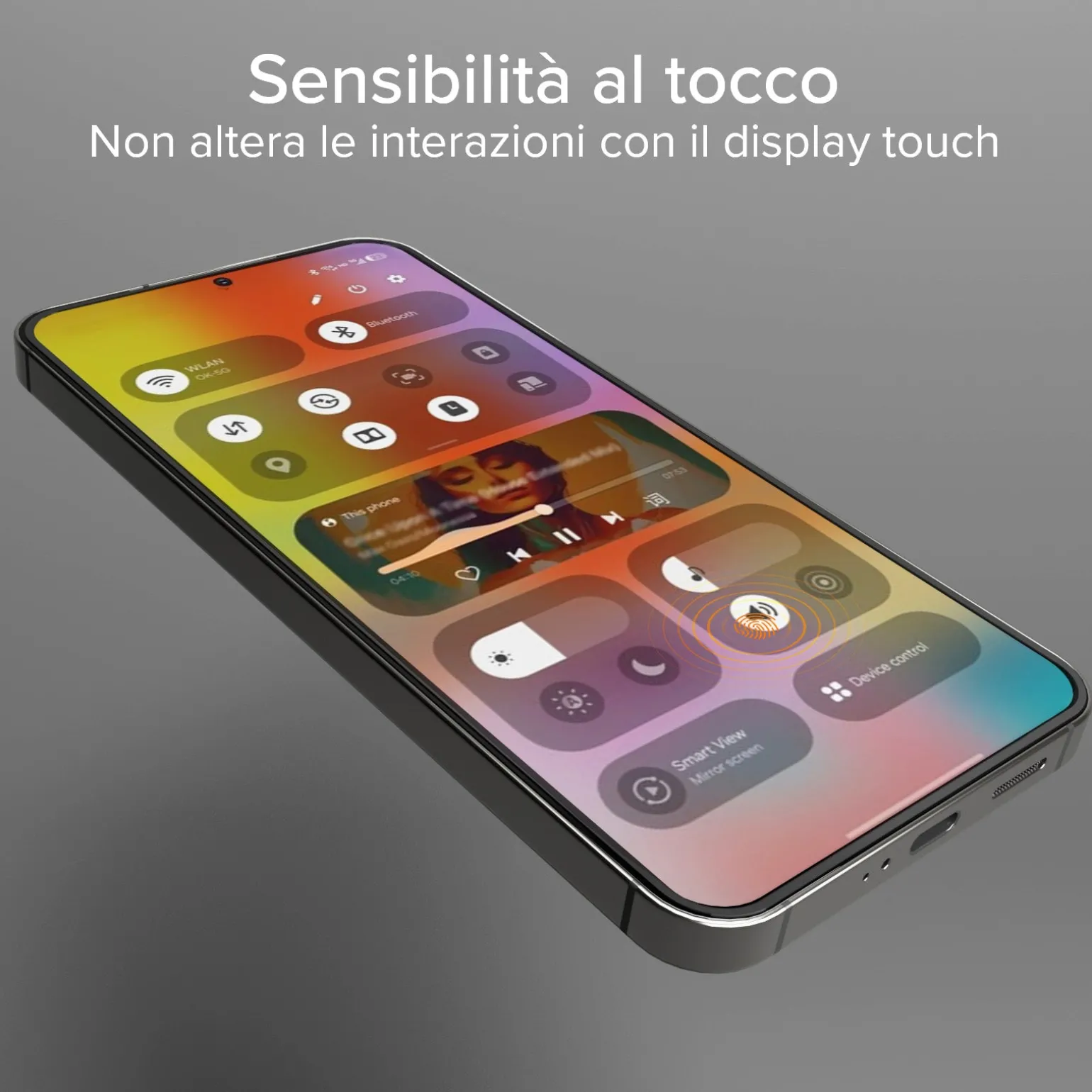 Vetrino ultraresistente per Samsung Galaxy S24+ con tecnologia D3O