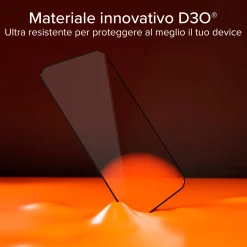 Vetrino ultraresistente per iPhone 16 Pro Max con tecnologia D3O con applicatore