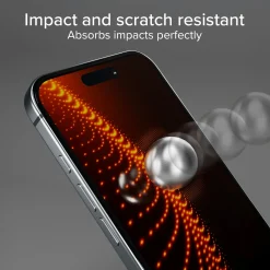 Vetrino ultraresistente per iPhone 16 Plus/15 Plus/15 Pro Max con tecnologia D3O