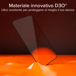 Vetrino ultraresistente per iPhone 16 Pro con tecnologia D3O